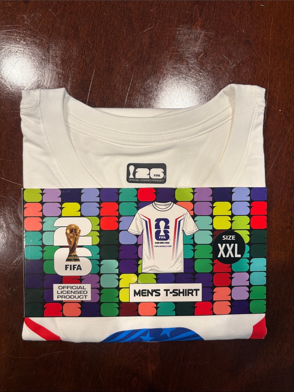 FIFA Men's White Short Sleeve T-Shirt - XXL